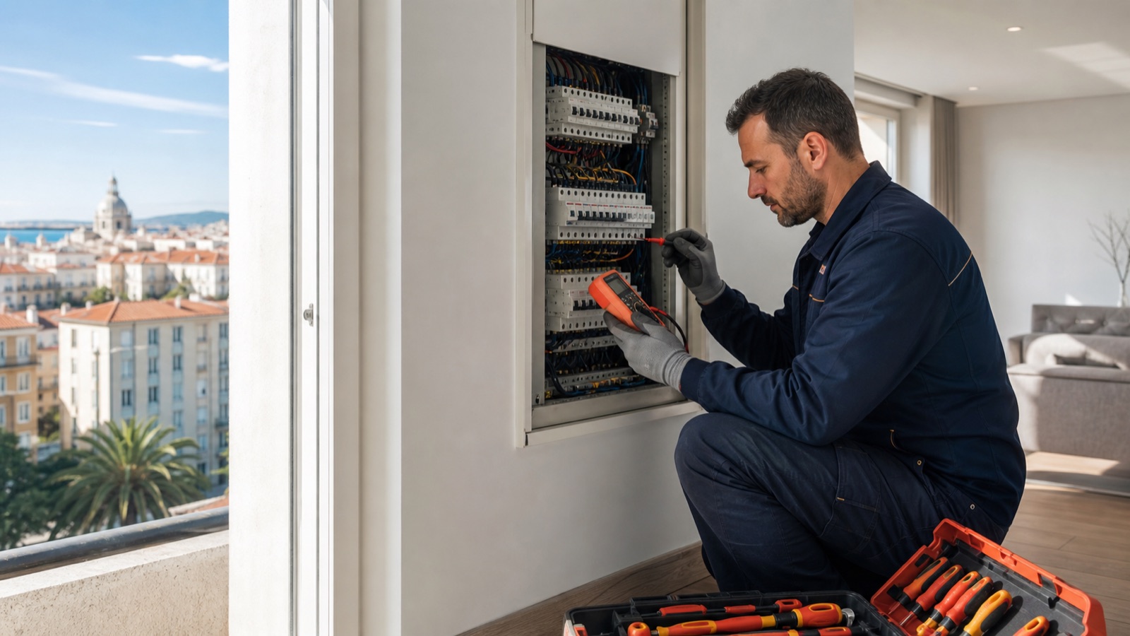 diagnostic électricien Nice à Nice avec ClimaNova Énergie